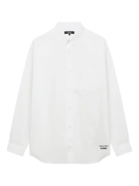 Comme des Garçons Homme logo-embroidered shirt