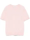 Maison Kitsuné Baby Fox-patch knitted T-shirt - Pink
