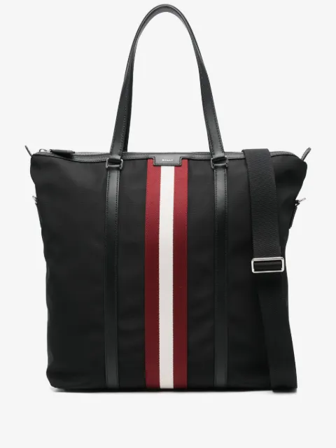 Bally stripe-detailed tote bag