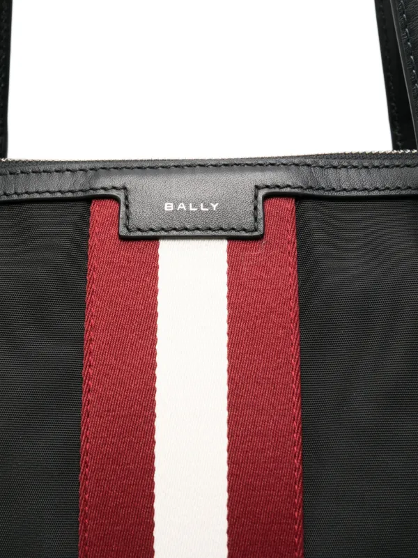 BALLY ストライプ トートバッグ Bally ストライプ トートバッグ | ブラック | FARFETCH JP