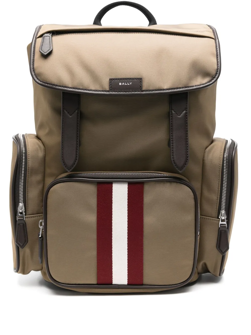 Bally Printed Code Explorer backpack | Neutrals | Image 1