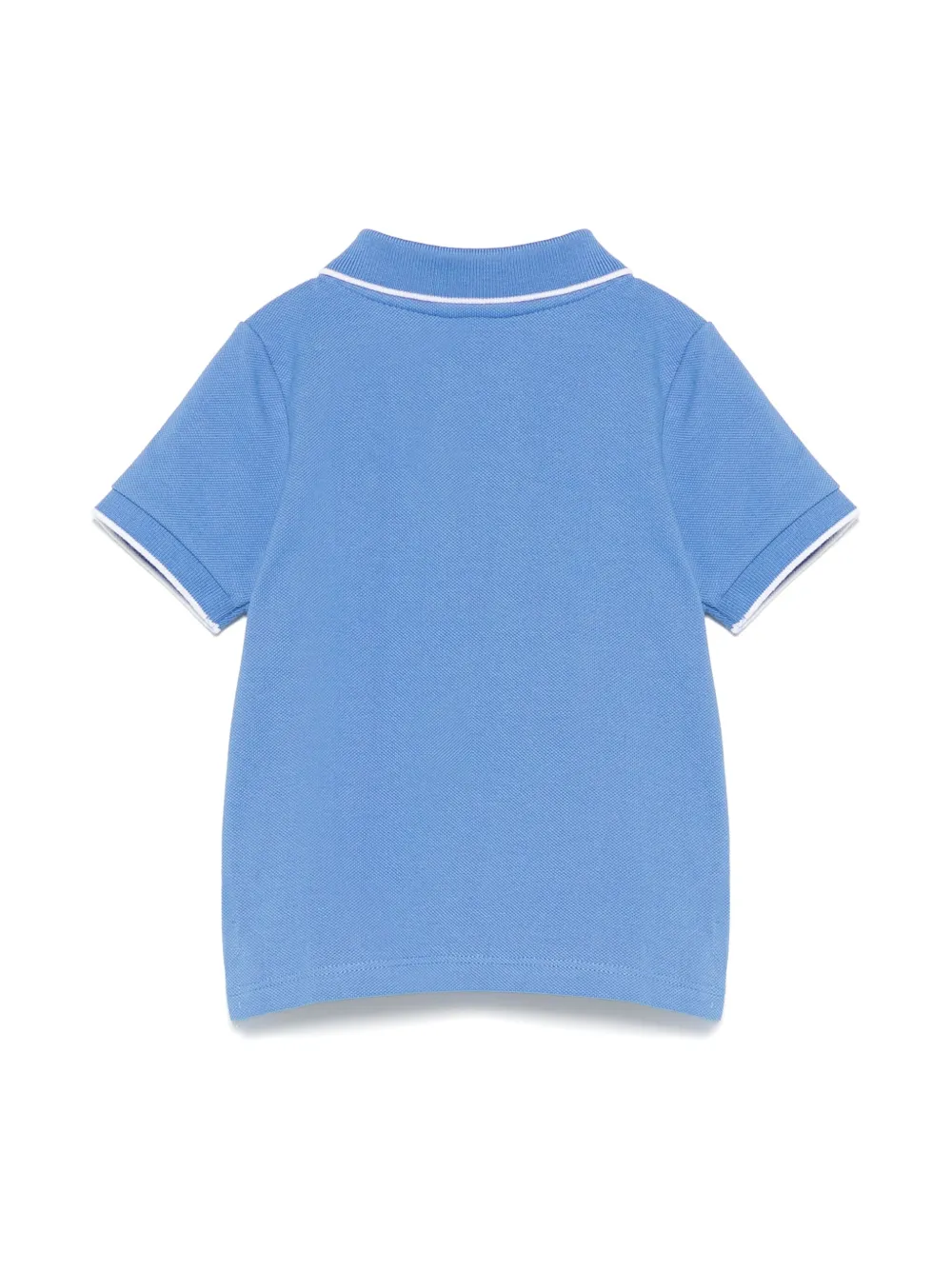 BOSS Kidswear logo-print polo shirt - Blauw