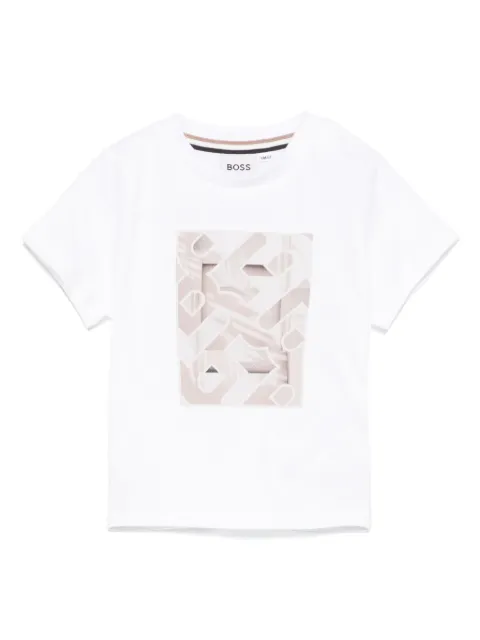 BOSS Kidswear playera de algodón