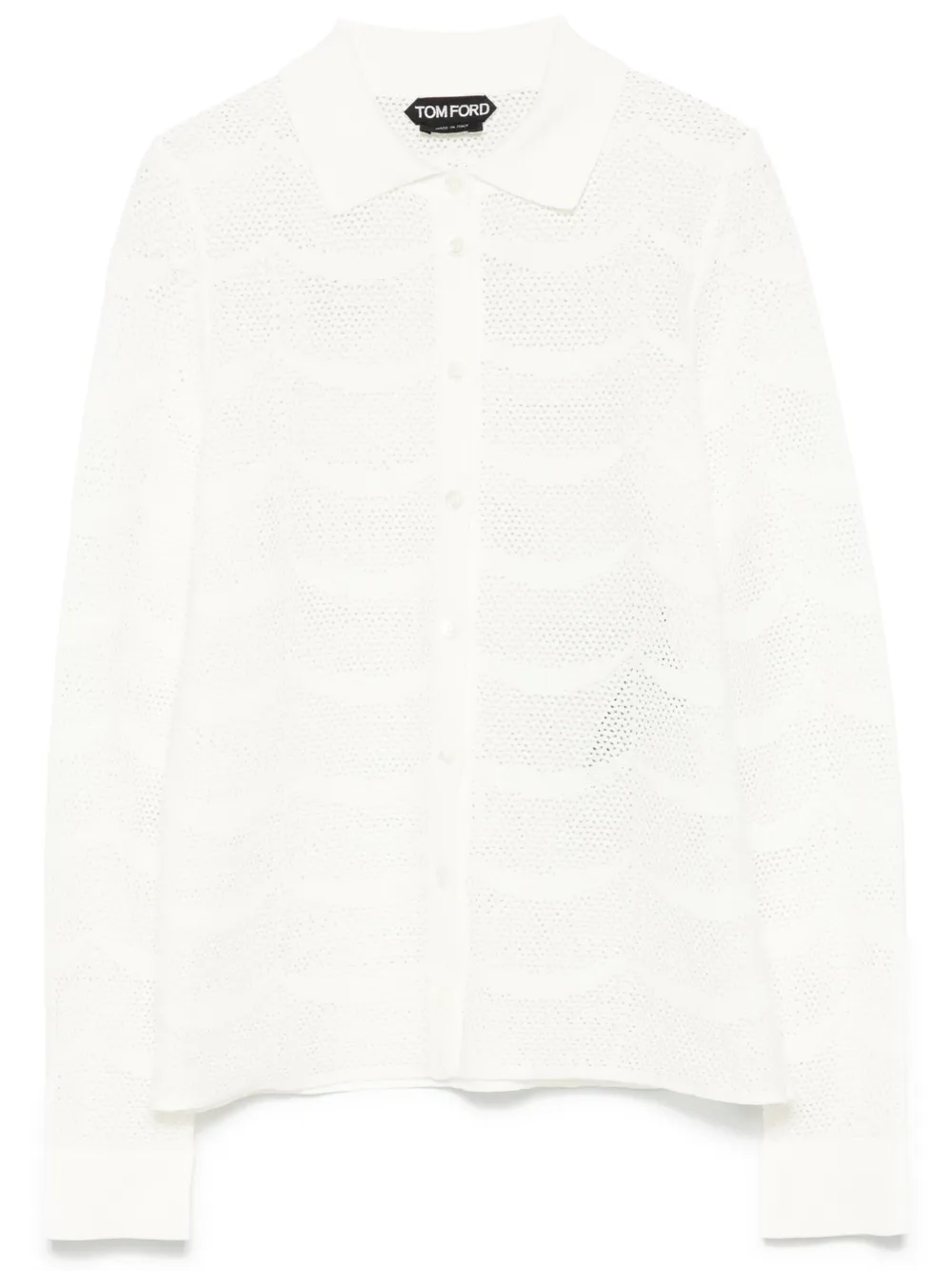 TOM FORD Opengebreid blouse Wit