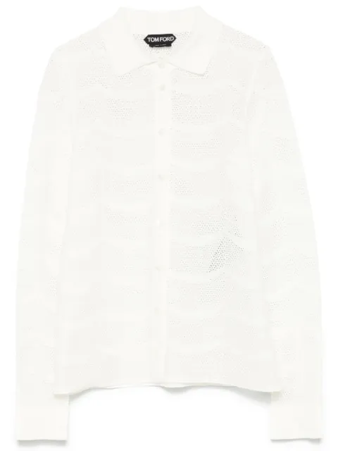 TOM FORD camisa de tejido flojo