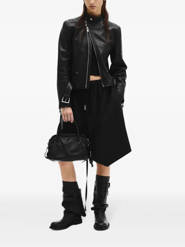 Ann Demeulemeester Ikra ライダースジャケット | ブラック | FARFETCH JP