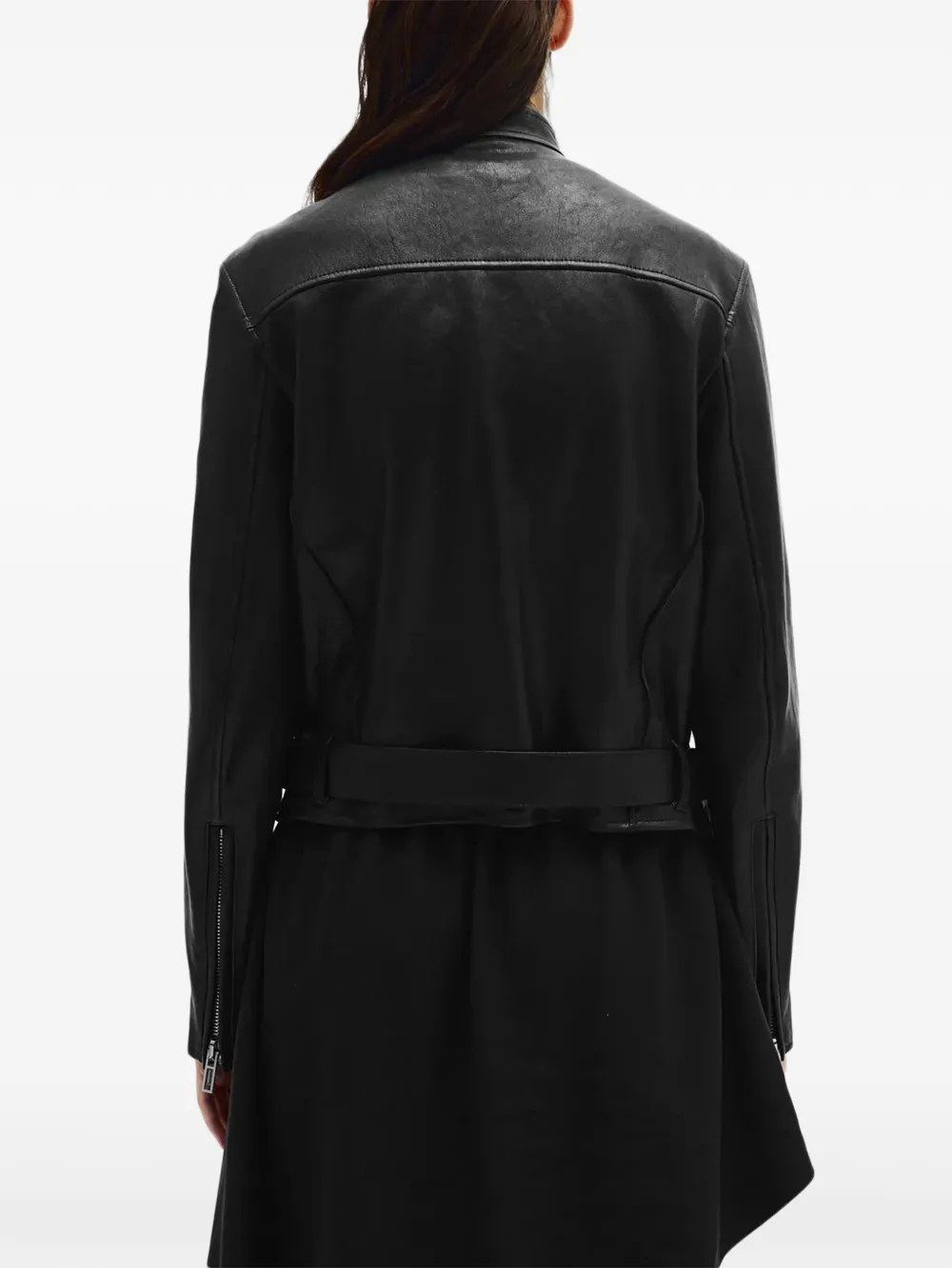 Ann Demeulemeester Ikra ライダースジャケット | ブラック | FARFETCH JP