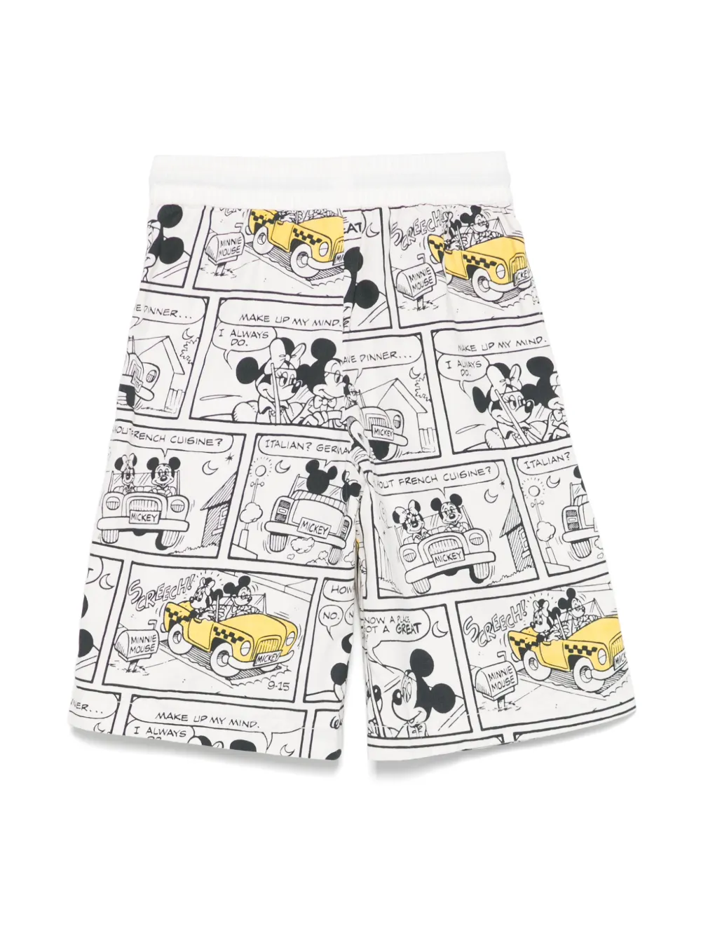 Marc Jacobs Kids x Mickey Mouse illustration-print shorts - Beige