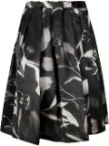 Comme Des Garçons Comme Des Garçons printed skirt - Black