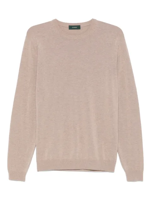 Zanone fine-ribbed T-shirt