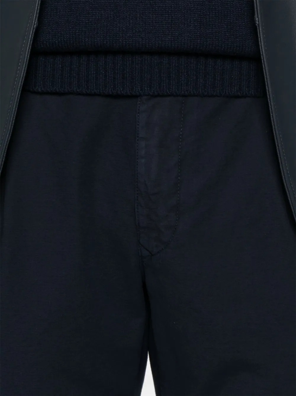 Incotex Broek met toelopende pijpen Blauw