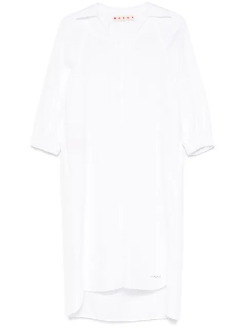 Marni poplin midi dress