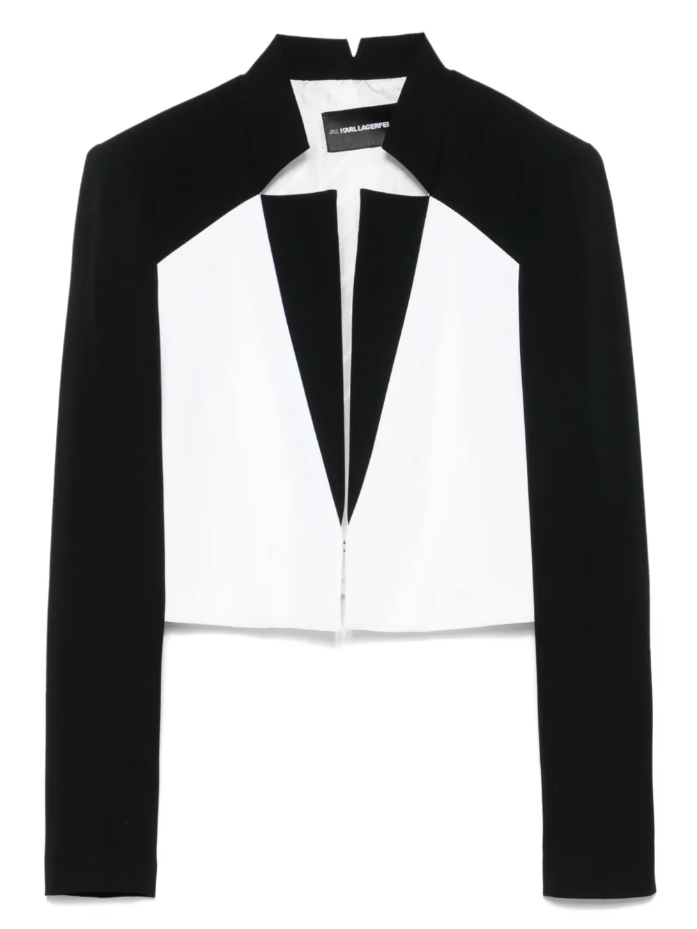 Karl Lagerfeld cropped blazer | White | Image 1
