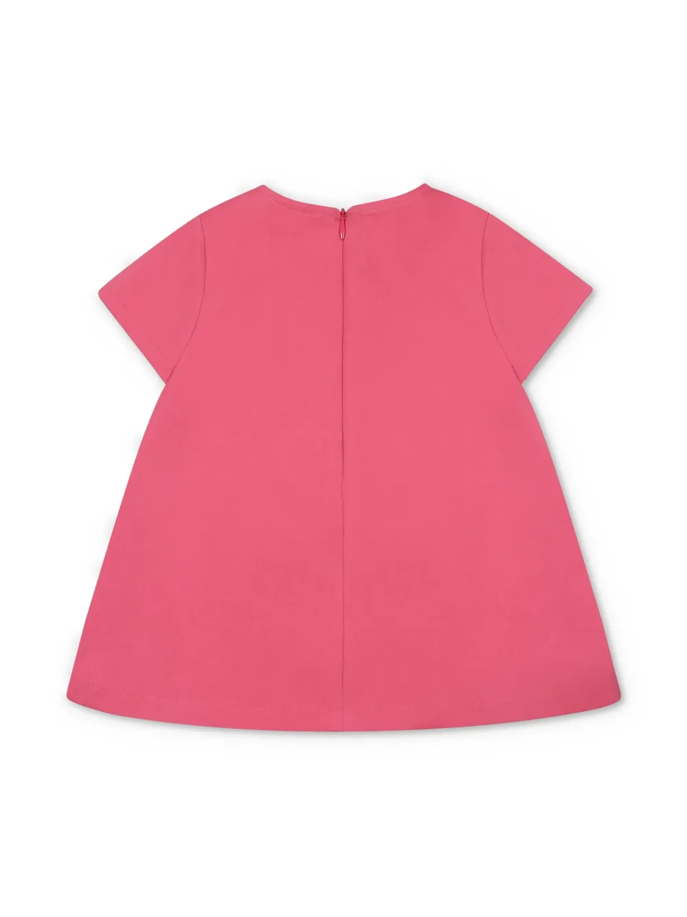 Simonetta bow-detail dress - Roze