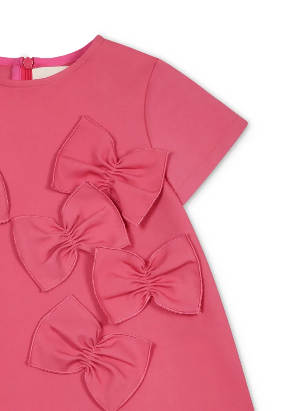 Simonetta Jurk met strikdetail Roze