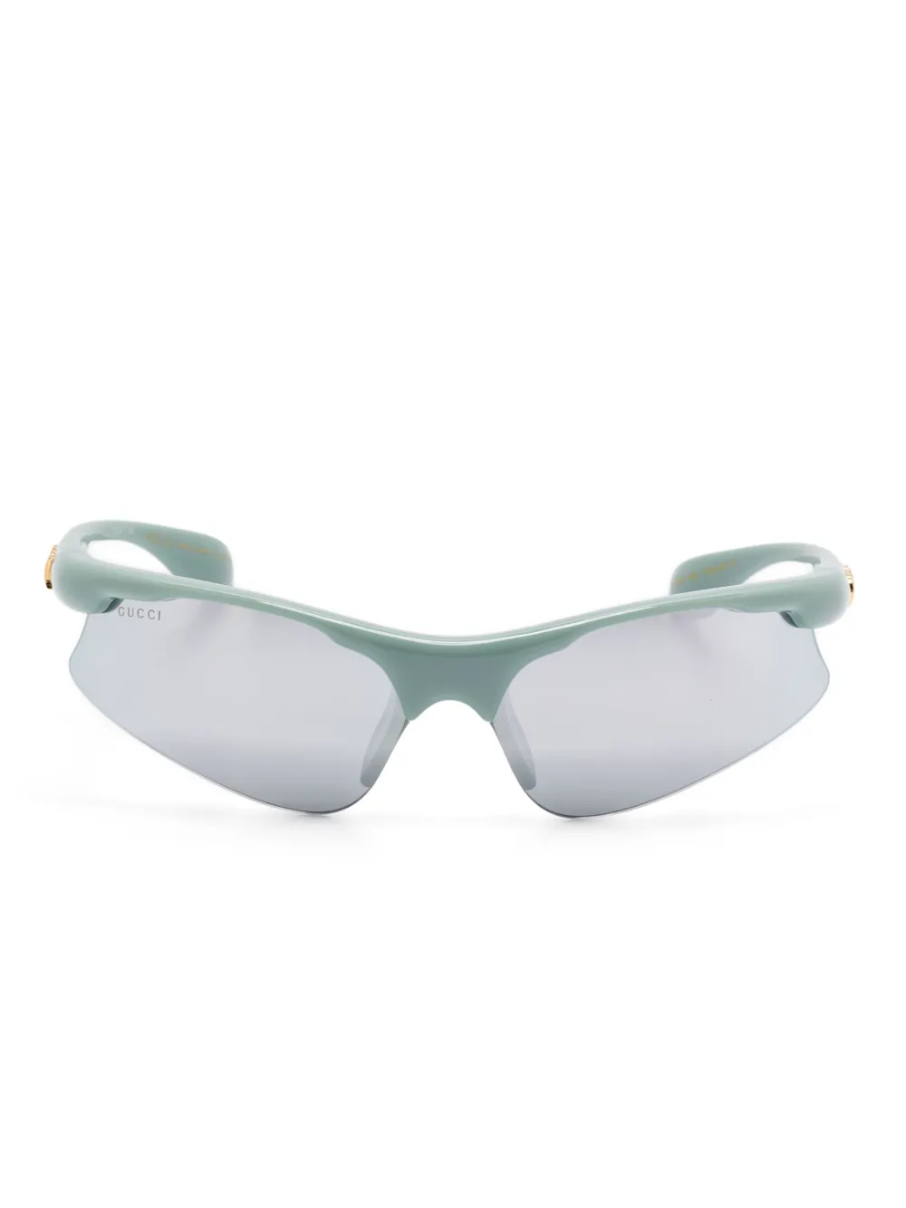 Gucci Gg1774s Sunglasses In Green-green-silver