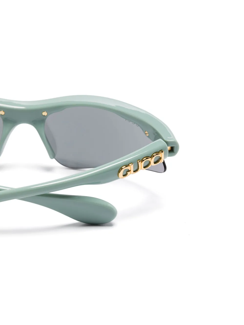 Gucci Eyewear Zonnebril met logo Groen