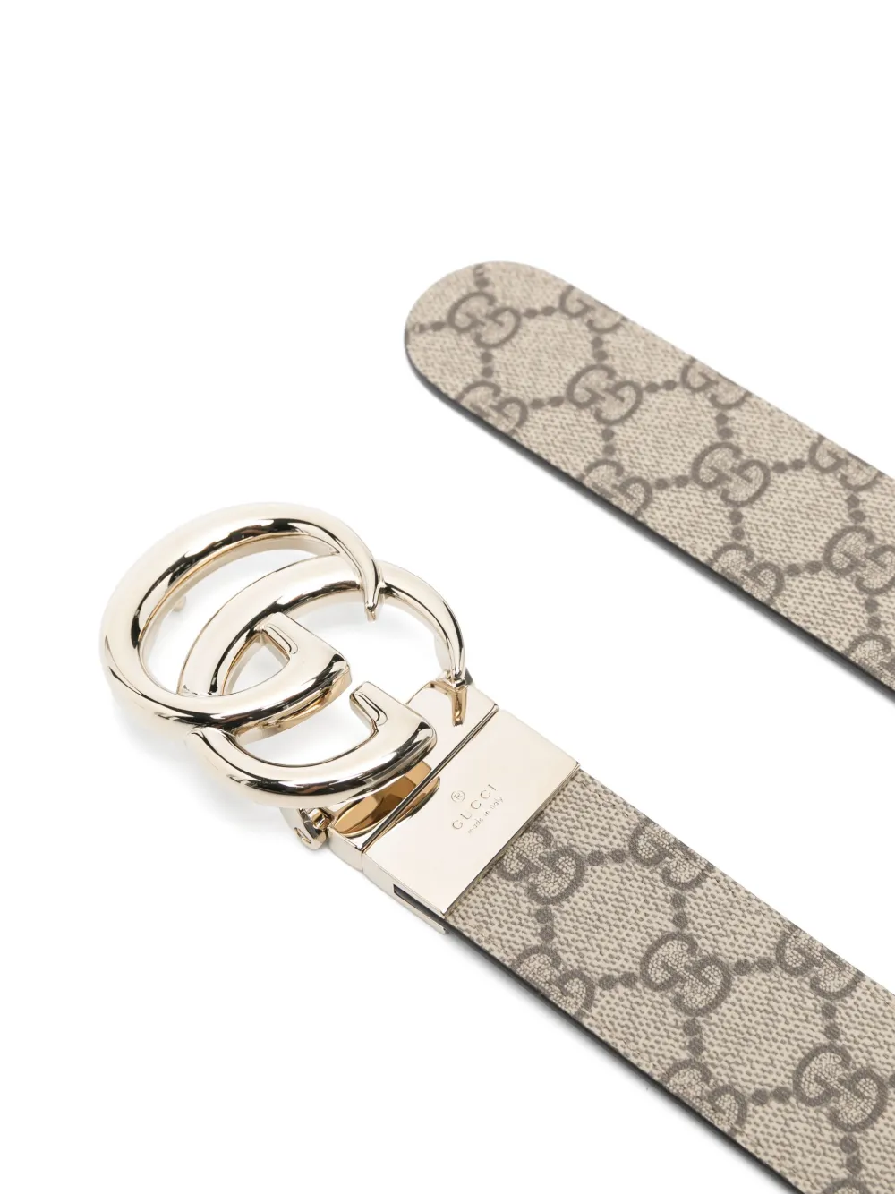 Gucci Riem met GG-gesp - Beige