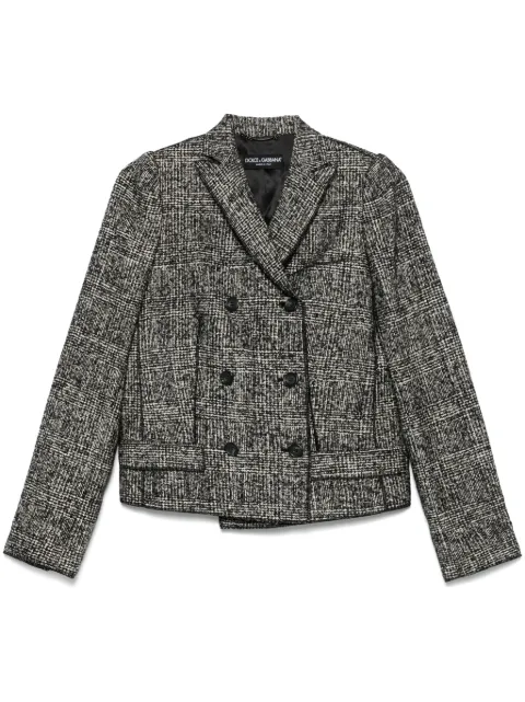 Dolce & Gabbana Pre-Owned 2000s Prince of Wales-pattern jacket
