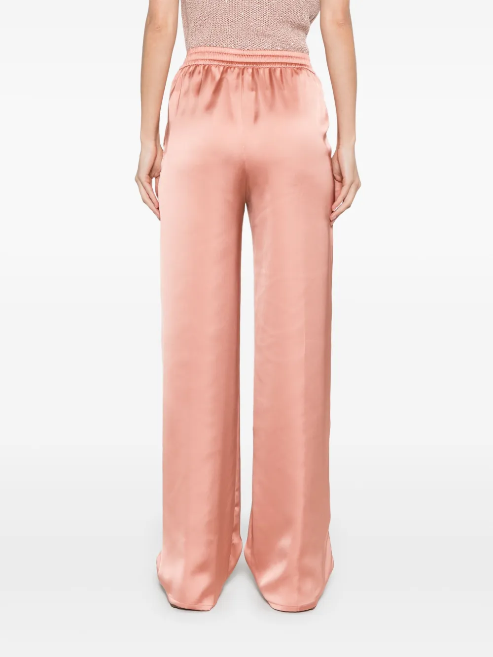 Herno Satijnen broek Roze