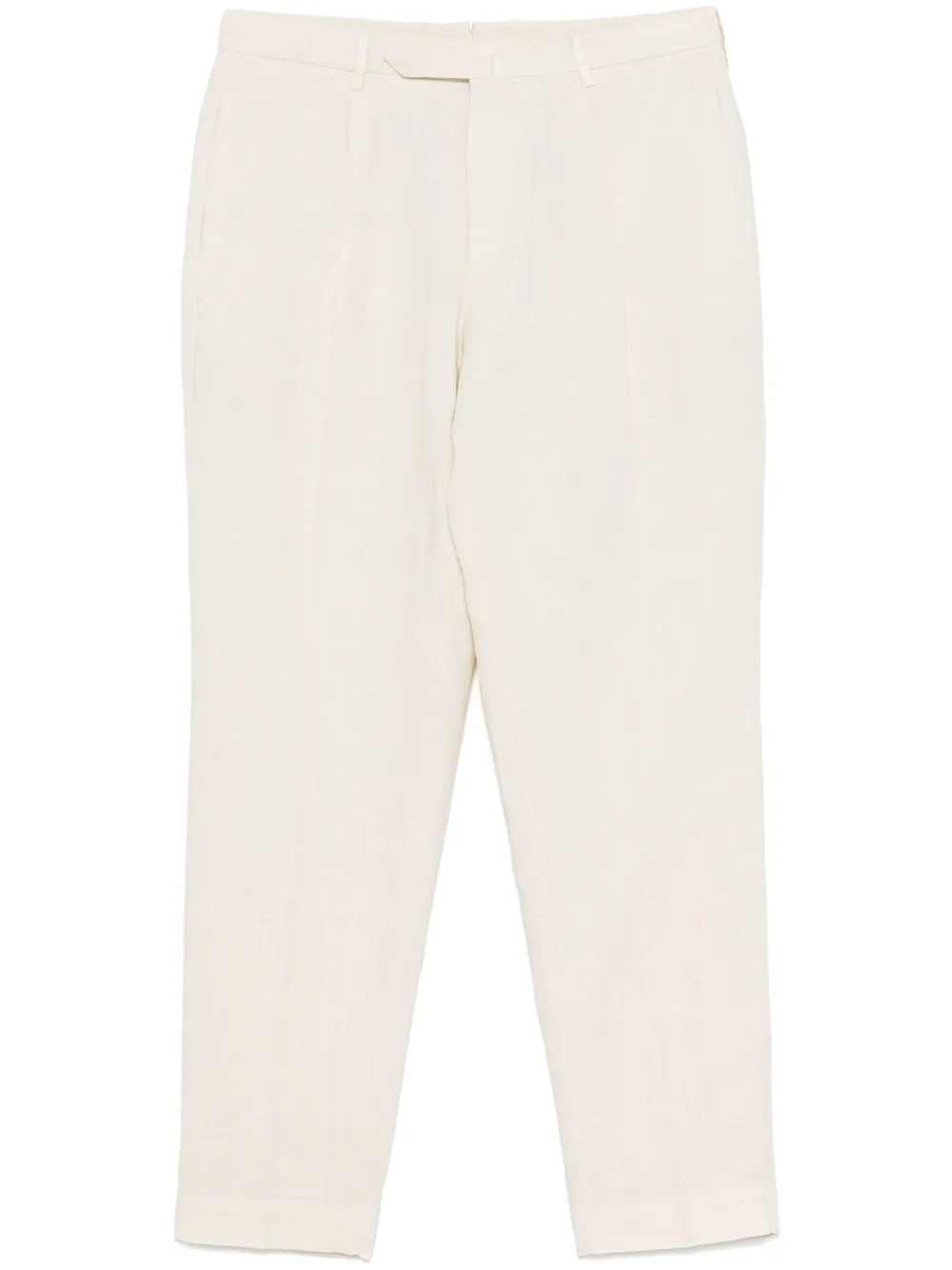 Dell'oglio linen tapered trousers | Neutrals | Image 1