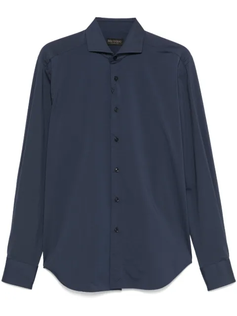 Dell'oglio camisa con cuello italiano