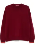 Gucci Web-trim sweater - Red
