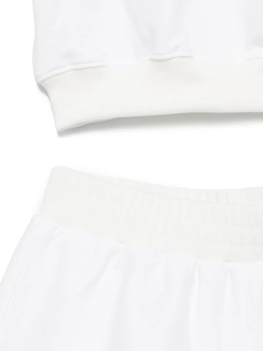 TWINSET Kids Shorts met logo-reliëf Wit