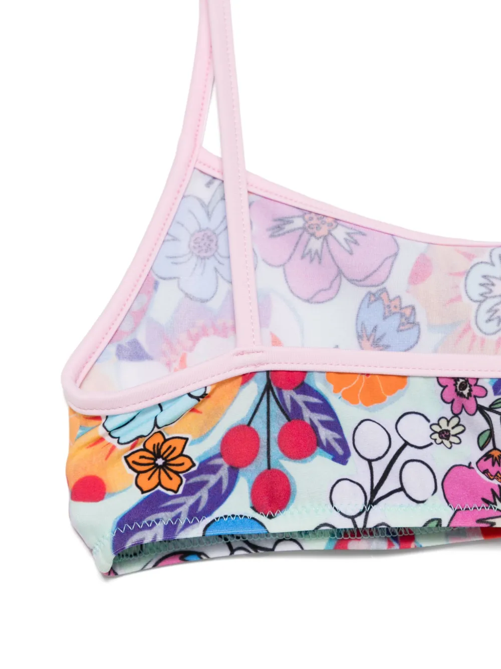 Marni Kids Bikini met bloemenprint - Roze