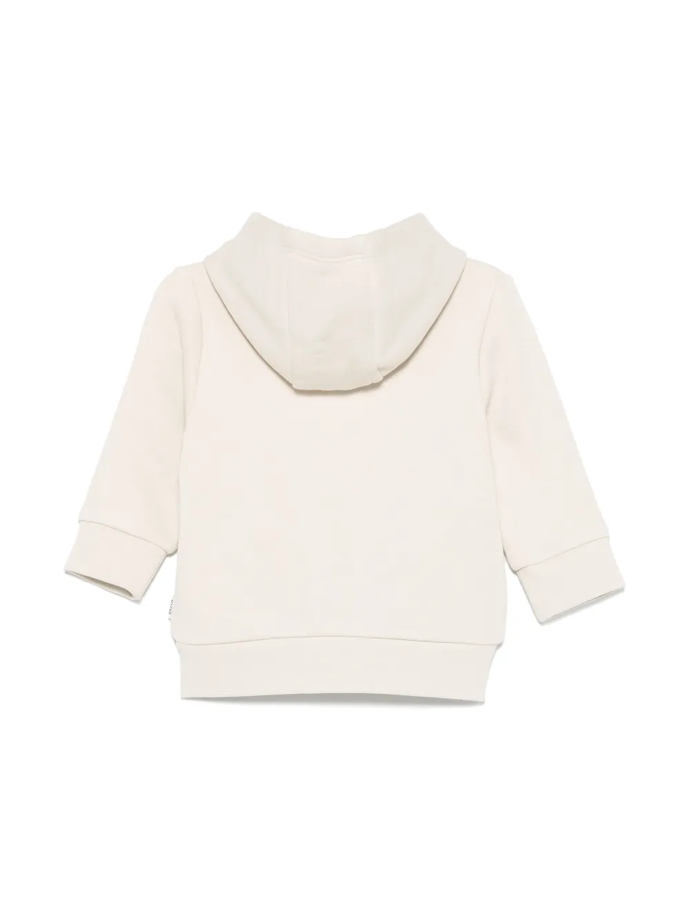 BOSS Kidswear Hoodie met logoprint Beige