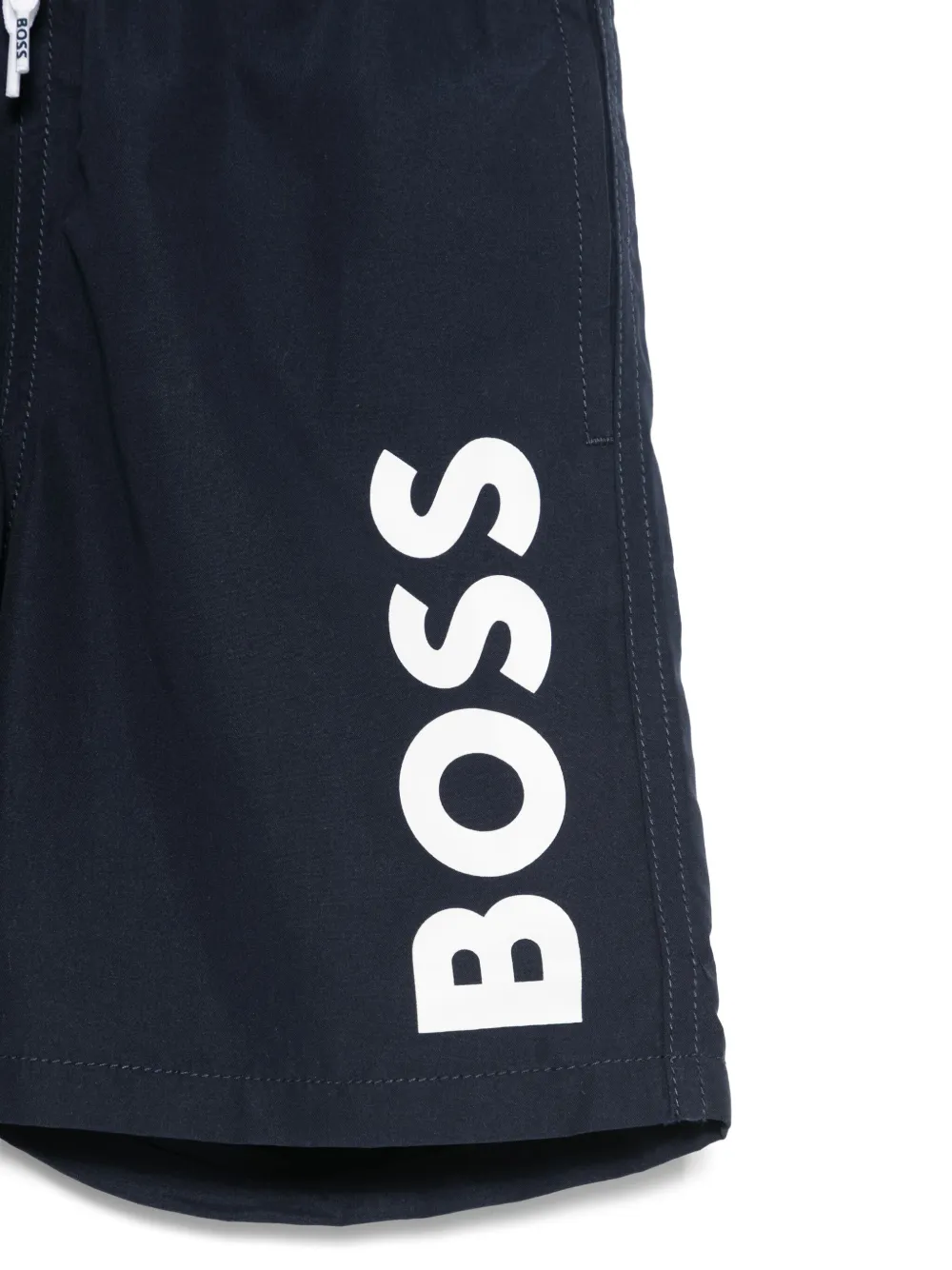 BOSS Kidswear Zwembroek met logoprint Blauw