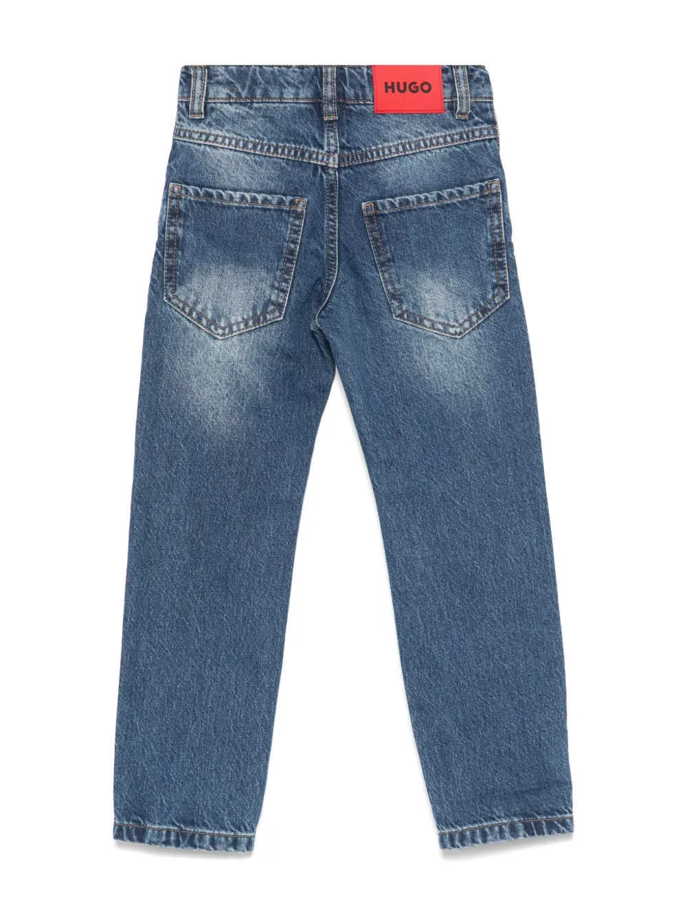 HUGO KIDS Straight jeans Blauw