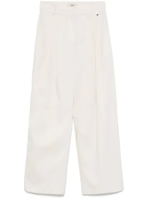Jacquemus Pre-Owned リネン パンツ | ホワイト | FARFETCH JP