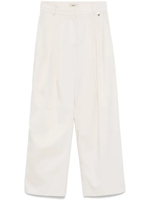 Pantalon à détails de plis - Herno - Modalova