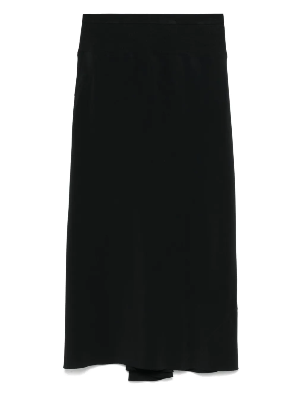 Rick Owens Rok van katoen-zijdeblend Zwart