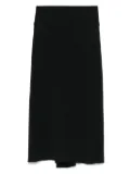 Rick Owens cotton-silk blend skirt - Black