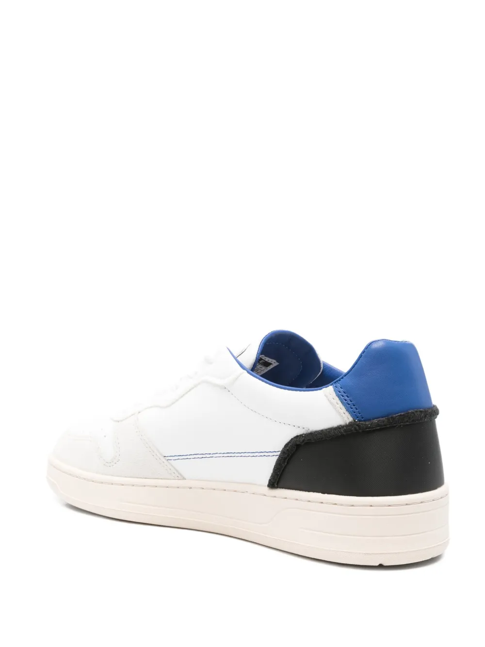 D.A.T.E. leather panel trainers Wit