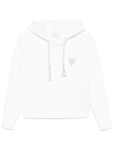 Forte Forte logo-patch hoodie