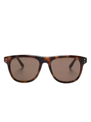 Gucci Eyewear トータスシェル サングラス | ブラウン | FARFETCH JP