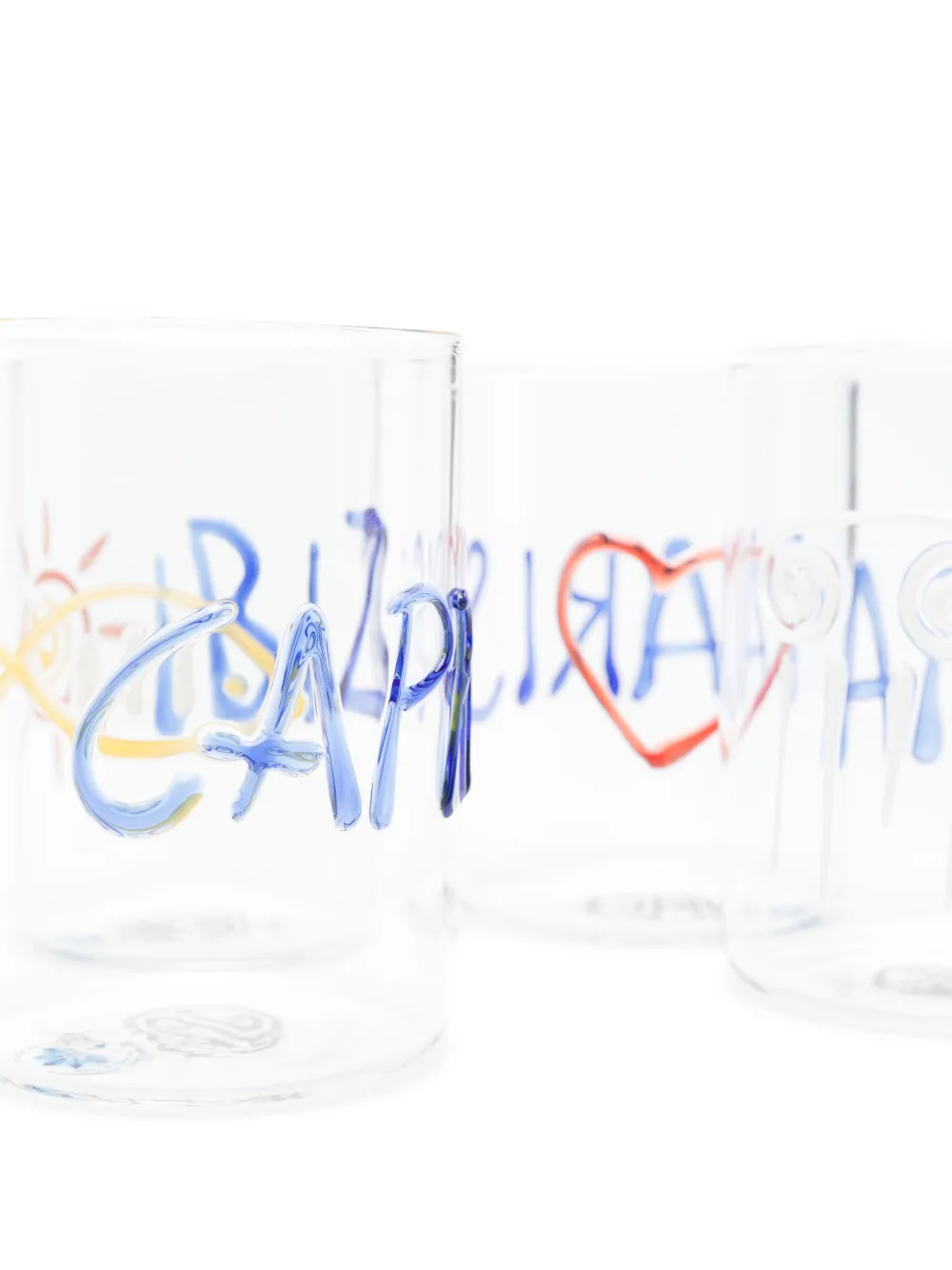 Jonathan Adler Jet Set Glasses (set Of Four) In White