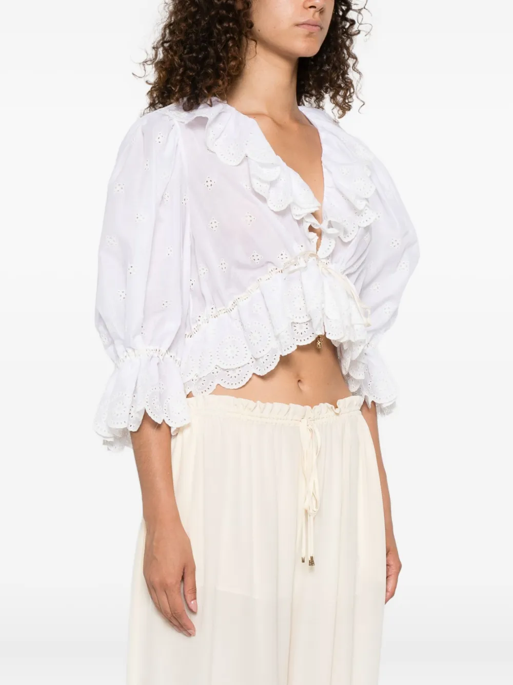 Chloé Cropped top Wit