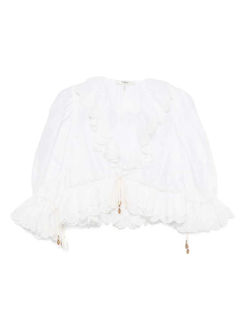 Chloé Cropped top Wit