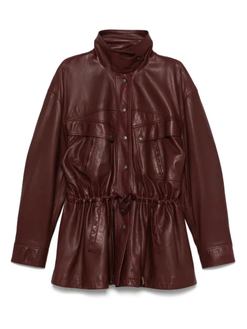 Chloé leather coat 