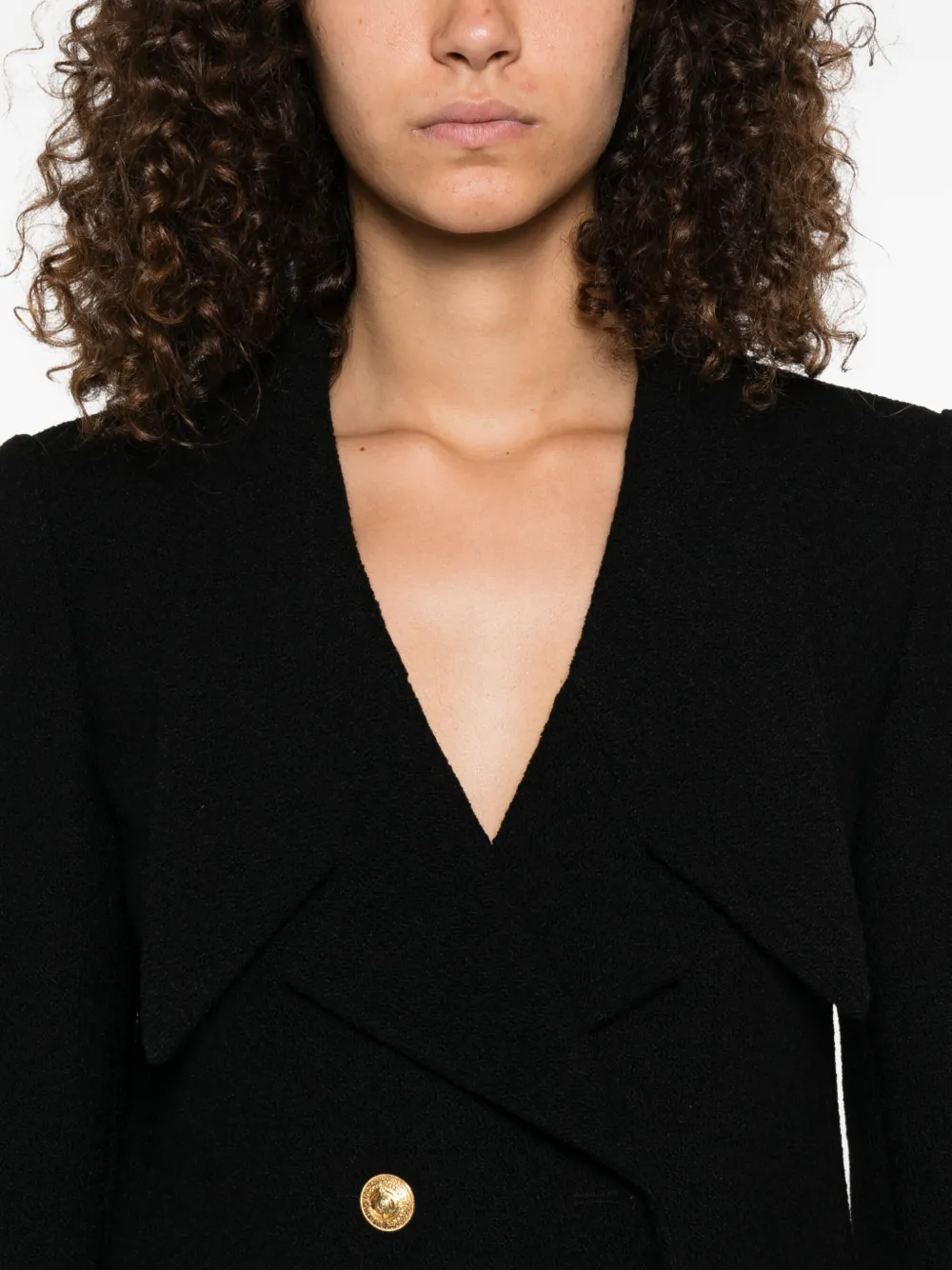 Chloé Blazer met dubbele rij knopen Zwart