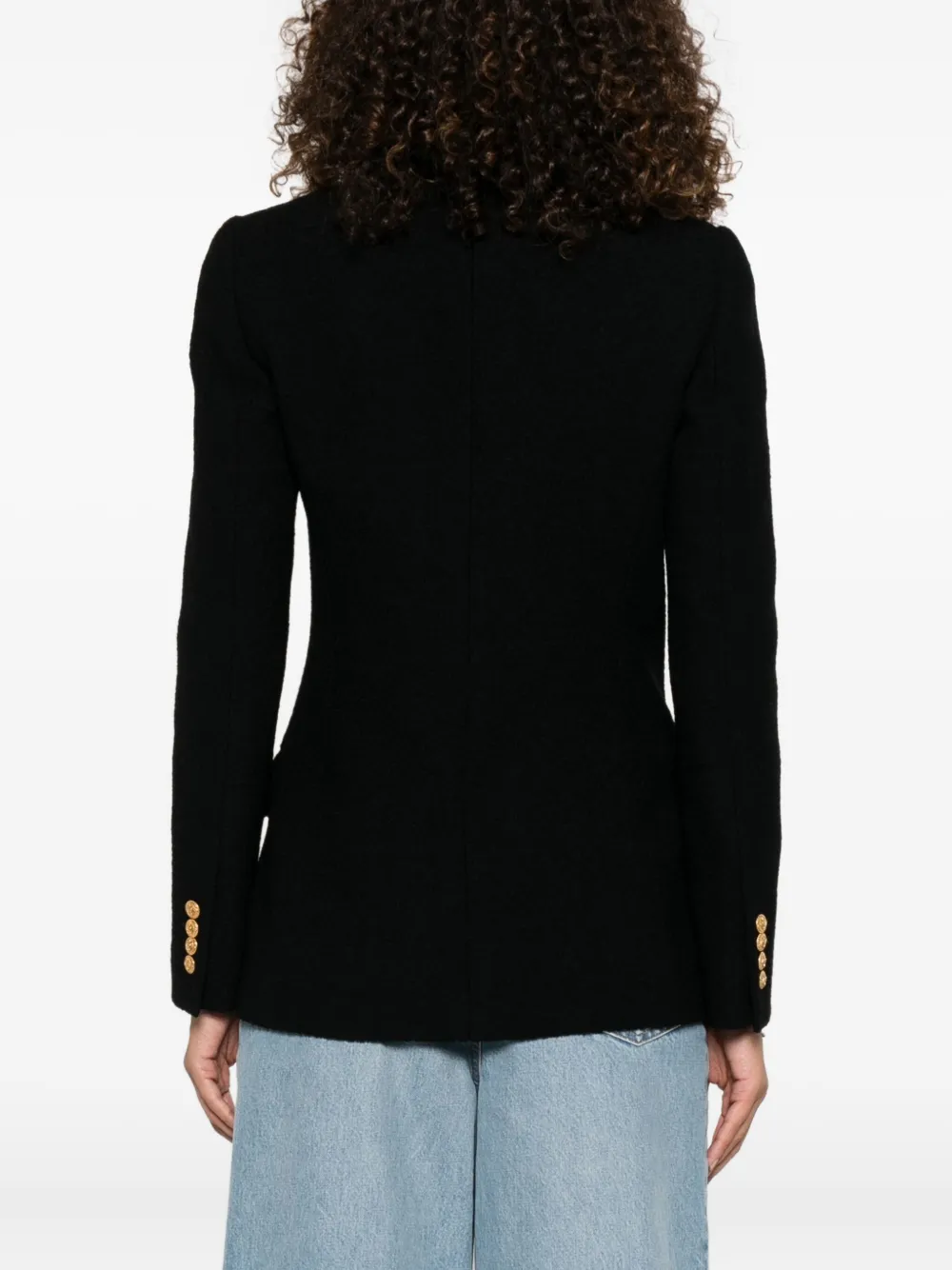 Chloé Blazer met dubbele rij knopen Zwart
