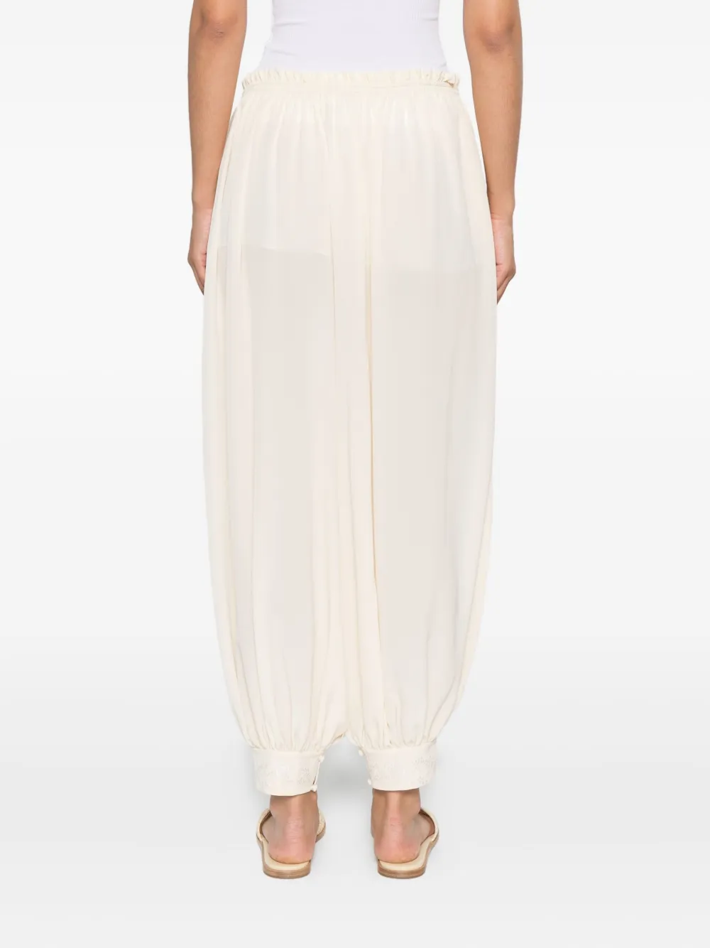 Chloé Broek met trekkoord Beige
