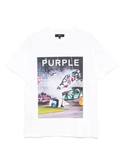 Purple Brand Camiseta de algodão