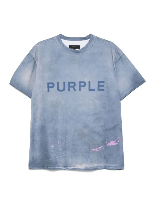 Purple Brand Cotton t-shirt Blue FARFETCH IN