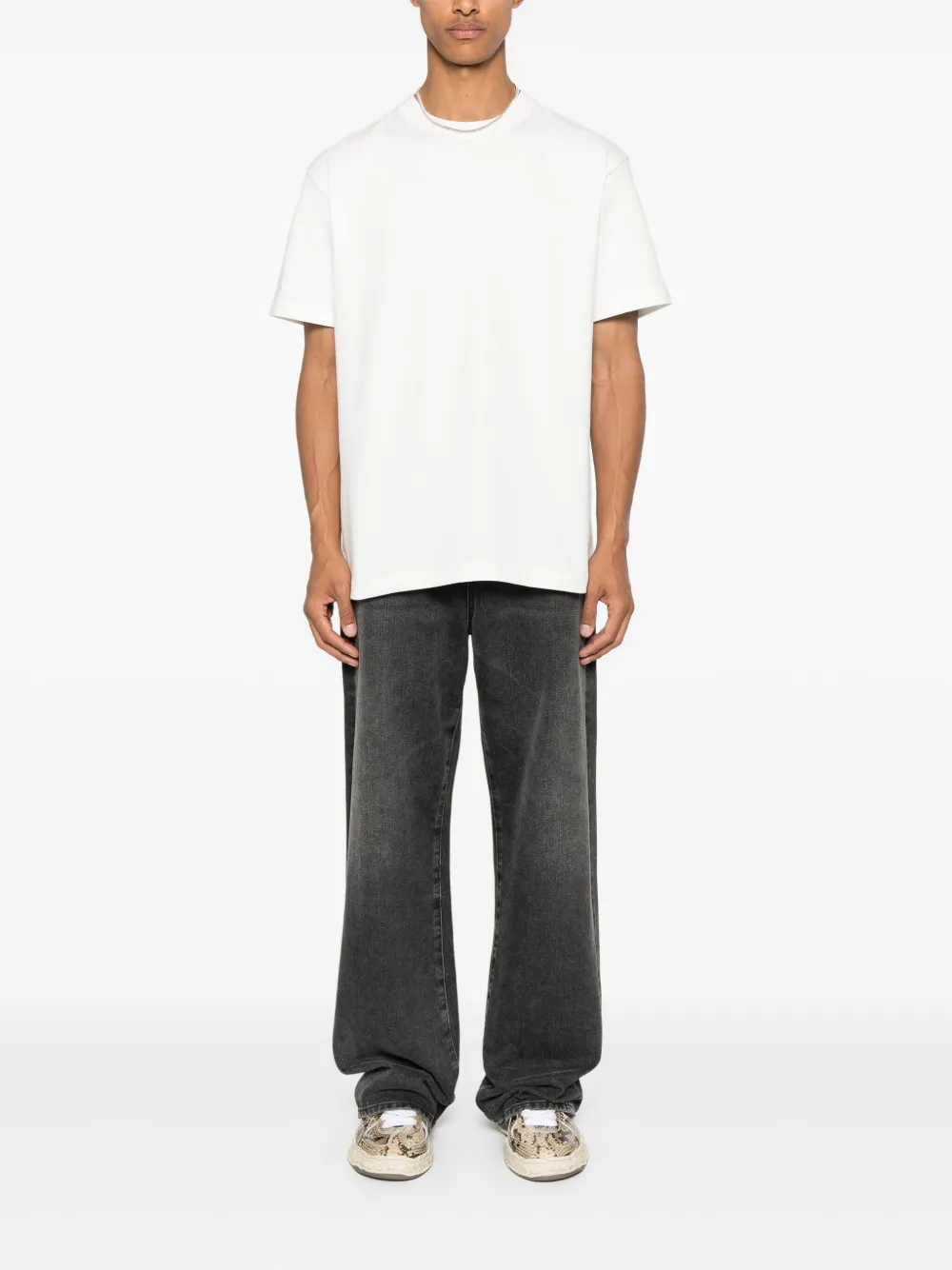 Purple Brand jersey T-shirt - Wit