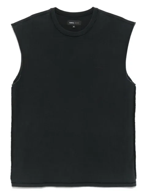 Purple Brand camiseta de tirantes de algodón
